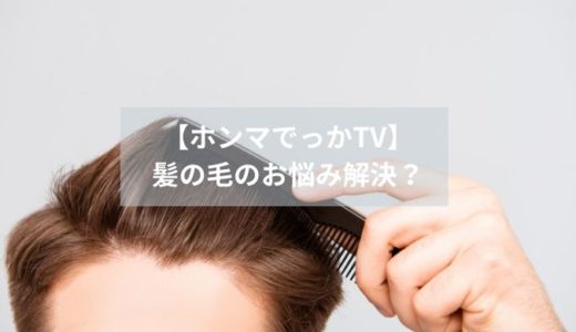 【ホンマでっかTV】-髪の毛のお悩み解決？